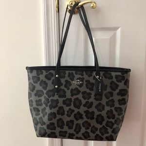 Coach Leopard Print Purse